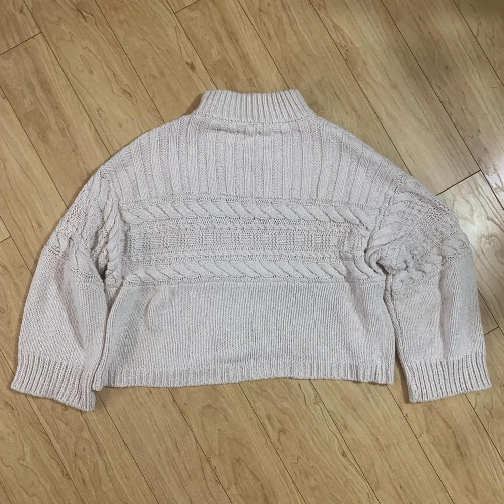 James Street Co Ida Cable Sweater M - Picture 5 of 8